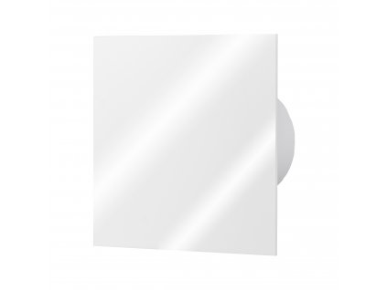 Mriežka na ventilátor - sklenený panel biely lesk
