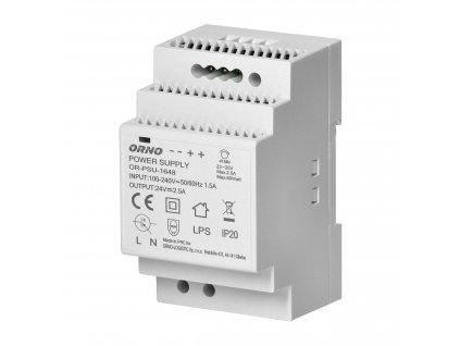 24V Zdroj na DIN lištu DC, 2,5A, 60W