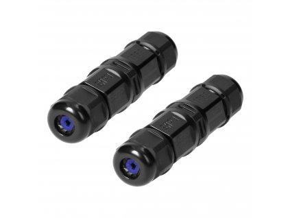 Vodotesná spojka kábla priama, IP68, 2x1,0 mm2, 450 V/10A, AE-13614/2 2ks