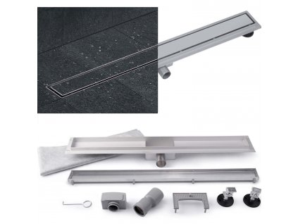 Žľab do sprchy 70 cm 2v1 TILE 3701