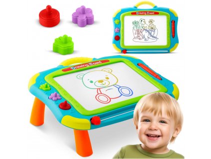 Magnetická tabuľa na kreslenie modrá 772201