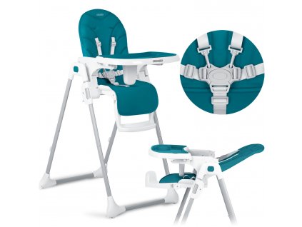 Detská jedálenská stolička Tulo modrá