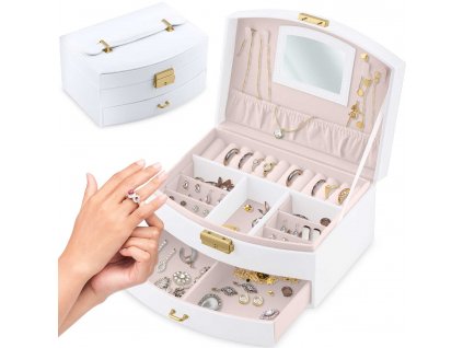 Šperkovnica MS-708 - biela