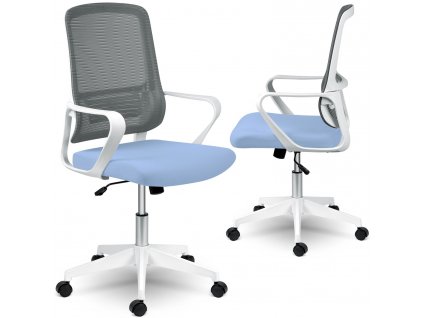 Kancelárska stolička Wizo modro-biela