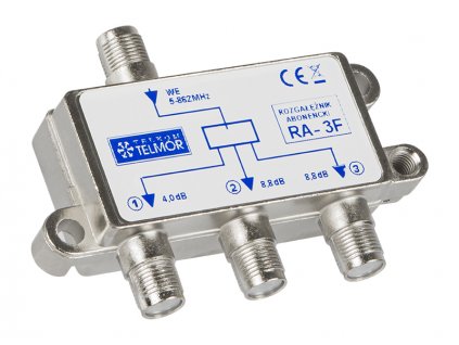 Anténny rozbočovač RA 3F TELMOR
