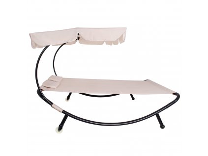 Záhradné lehátko GF2001 krémové