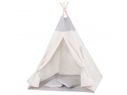 4554 tip10 namiot tipi gladki szary M0