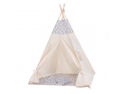 4599 tip15 namiot tipi chmury szary M0