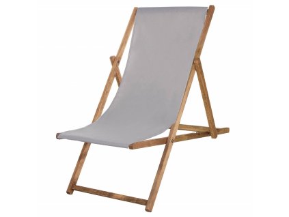 Plážová stolička DC0012 sivá