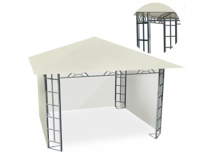 bezowy pawilon ogrodowy 3x3m 44112