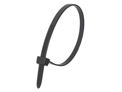 Sťahovacie pásky 4,8X300 mm čierna 100 ks. 11C48302