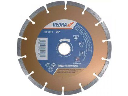 Segmentový diamantový rezný kotúč 230 mm 22,2 mm DED-H1109