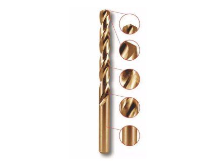 Kobaltový vrták do kovu 2,5 mm HSS-Co 2 ks DED-WK02557