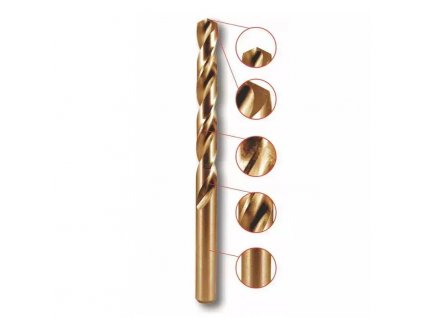 Kobaltový vrták do kovu 4,2x75 mm, HSS, DIN 338, 1 ks WK04275