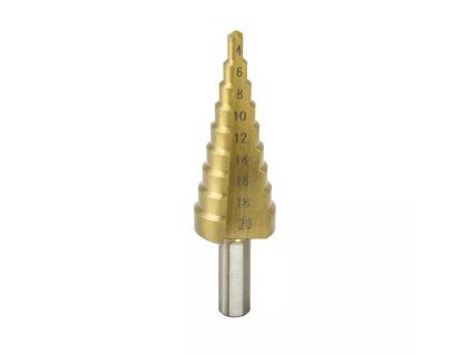 Stupňovitý vrták 4-20mm, HSS, TiN WMST0420