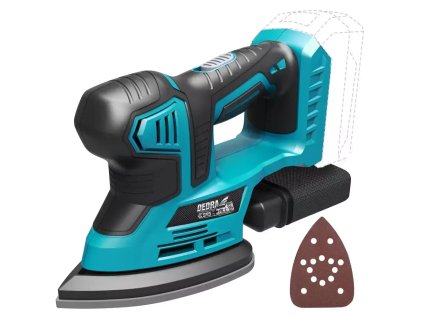 Aku delta brúska 18V DED7063