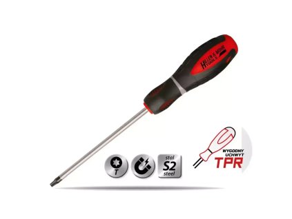 Skrutkovač Torx, oceľ S2, rukoväť z dvoch materiálov 17W030