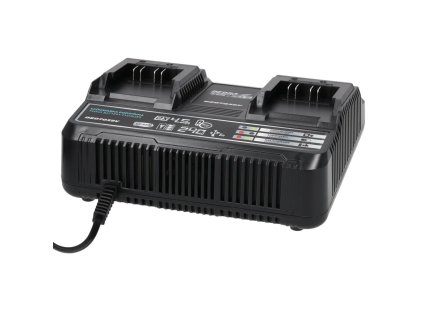 Dvojitá nabíjačka 2 x 4,5A 18V DED7039V, vhodná pre DED7032, DED7034, DED7035, DED6936, DED6937 DED7039V