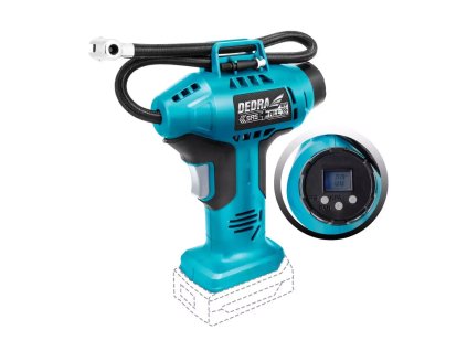 Aku kompresor 11 bar, 18V DED7078LCD