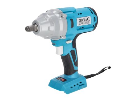AKU rázový uťahovák 600 Nm, DEDRA SAS+ALL DED7157 bez kefiek, 1/2" rukoväť DED7157