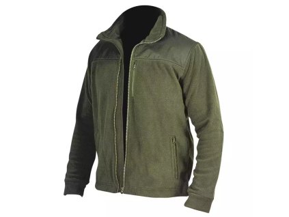 Pracovná mikina s nášivkami,280 g/m2, veľ, S,vojenská zelená BH6PA-S
