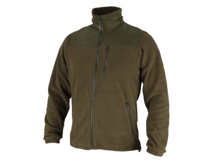 Pracovná mikina s nášivkami,280 g/m2, veľ, S,vojenská zelená BH6PA-S