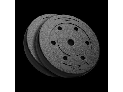 Kotúče na činky 2x15kg, 31mm, REBEL ACTIVE