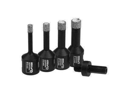 Súprava diamantových korunových vrtákov, 12 mm, 10,12 mm DED-DED1592SZ01