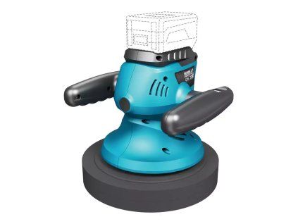 Akumulátorová excentrická leštička 18 V 250 mm DEDRA SAS+ALL DED-DED7084