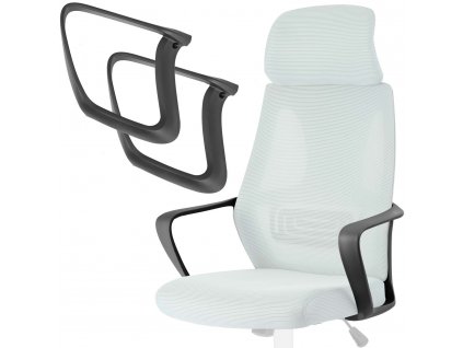 Podrúčky na kancelárske stoličky Praga čierne