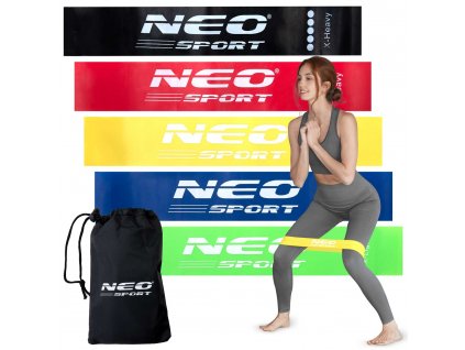 Gumy na cvičenie NS-959 Neo-Sport 5ks.