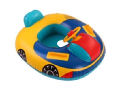Detský nafukovací čln matrac s volantom