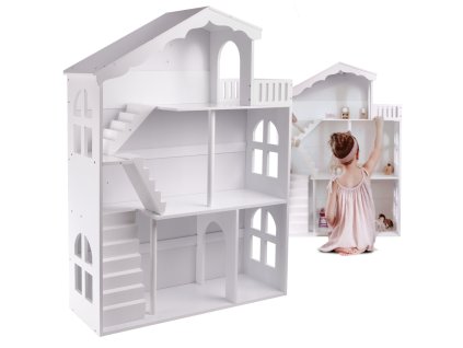 LULILO Polka regal domek na ksiazki zabawki 2w1 CALLA 116cm XXL 102742%282%29