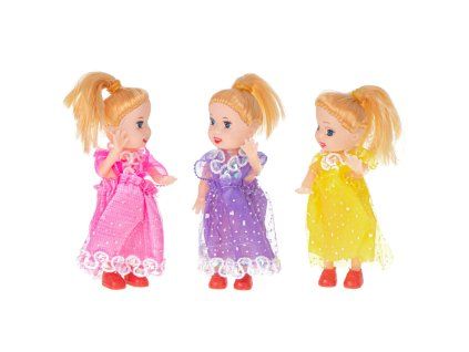 Bábiky do domčeka pre bábiky sada 3ks 10cm