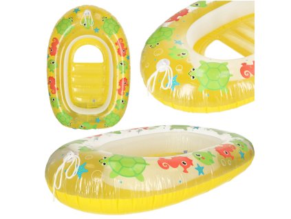 BESTWAY 34037 nafukovací matrac do pontónového člna žltý 3-6 rokov