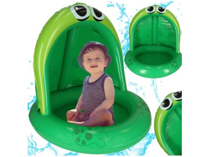 Nafukovací pontónový bazén so strieškou žaba 95cm