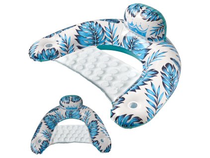 Kúpacie kreslo ležadlo hojdacia sieť voda modrá