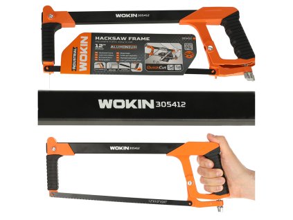 WOKIN ručná píla na kov s hliníkovou rukoväťou nastavenie čepele 300 mm