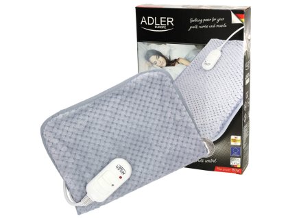 Adler AD 7415 Elektrický ohrievací vankúš 2 stupne teploty diaľkové ovládanie 80W