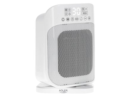 Adler AD 7727 Keramický ohrievač LED ohrievač s diaľkovým ovládaním <51dB 1500W