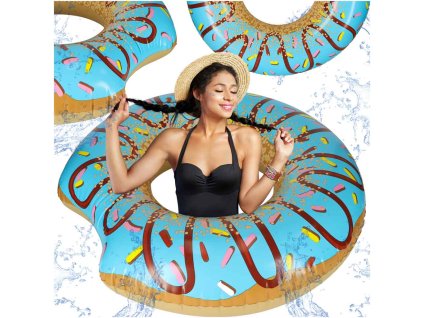 BESTWAY 36118 Donut modré 107cm plavecké koleso