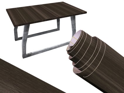 Samolepiaca fólia v roli dub tmavosivý 1,22x50m