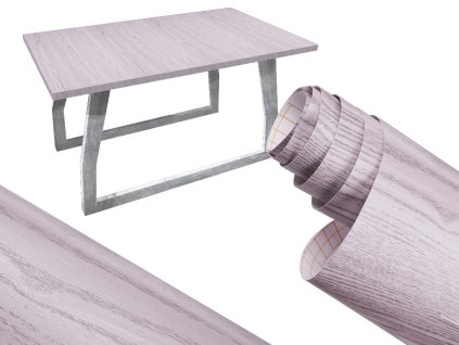 Folia rolka samoprzylepna okleina tapeta dab srebrno szary 1 22x50m 101853%281%29