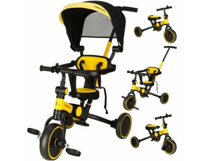 Trojkolka žlto-čierna so strieškou