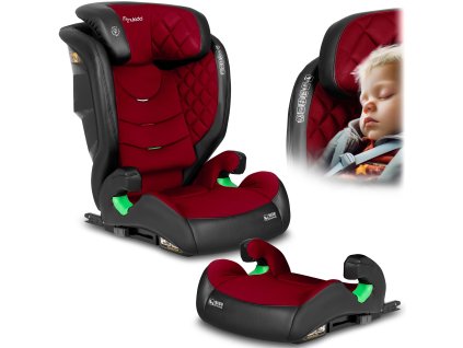Autosedačka Nukido Louis čierna a červená 15-36 kg ISOFIX