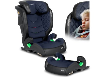 Autosedačka Nukido Louis čierna a námornícka modrá 15-36 kg ISOFIX