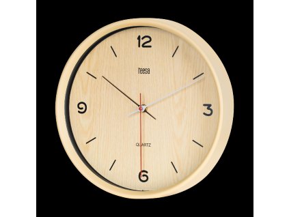 Nástenné hodiny 30 cm svetlohnedé