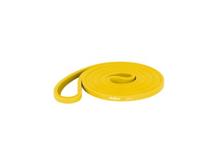 Guma na cvičenie - Power Band PL-1, žltá 4-7 kg REBEL ACTIVE