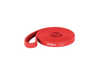 Guma na cvičenie - Power Band PL-2, červená 6-14 kg REBEL ACTIVE