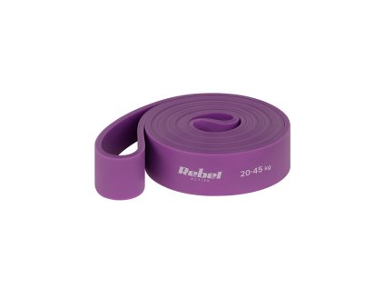 Guma na cvičenie - Power Band PL-4, fialová 20-45 kg REBEL ACTIVE